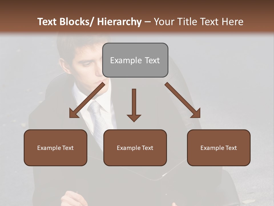 Road Portrait Abstract PowerPoint Template