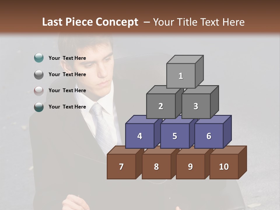 Road Portrait Abstract PowerPoint Template