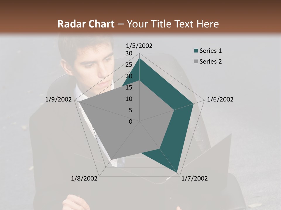 Road Portrait Abstract PowerPoint Template