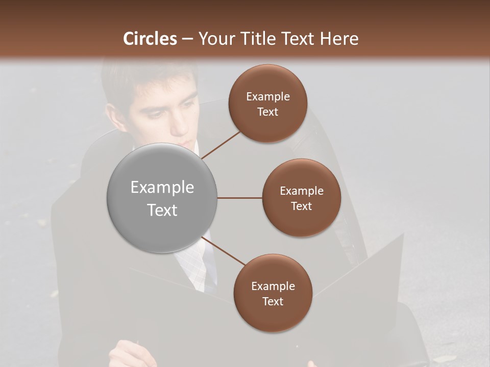 Road Portrait Abstract PowerPoint Template