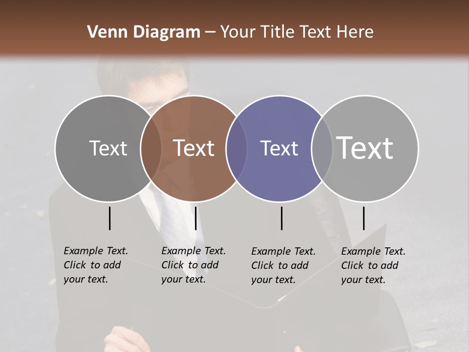 Road Portrait Abstract PowerPoint Template