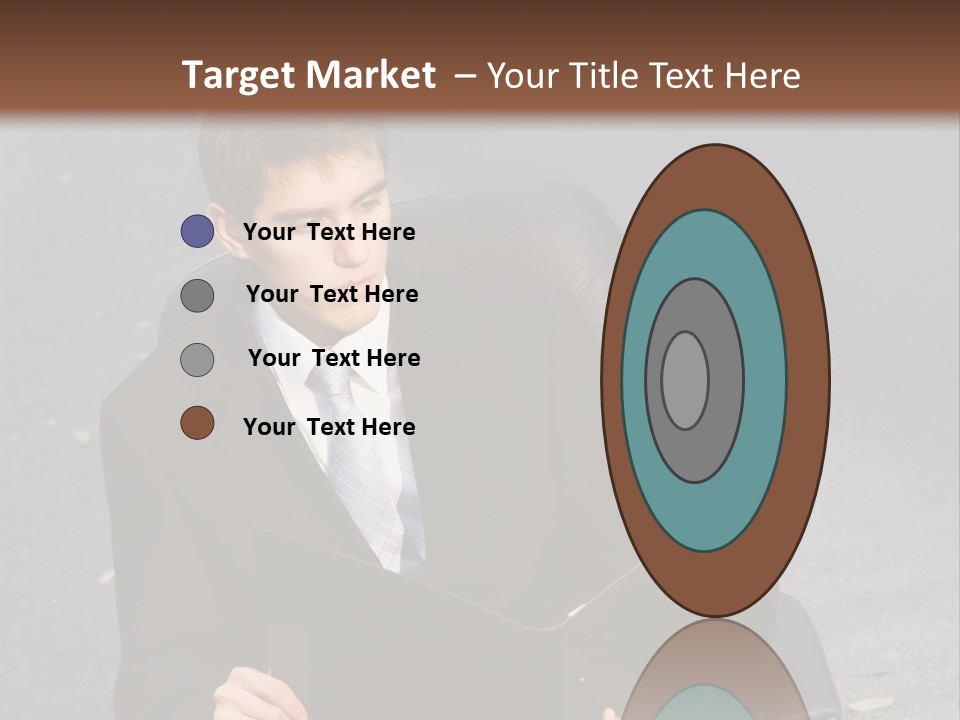 Road Portrait Abstract PowerPoint Template