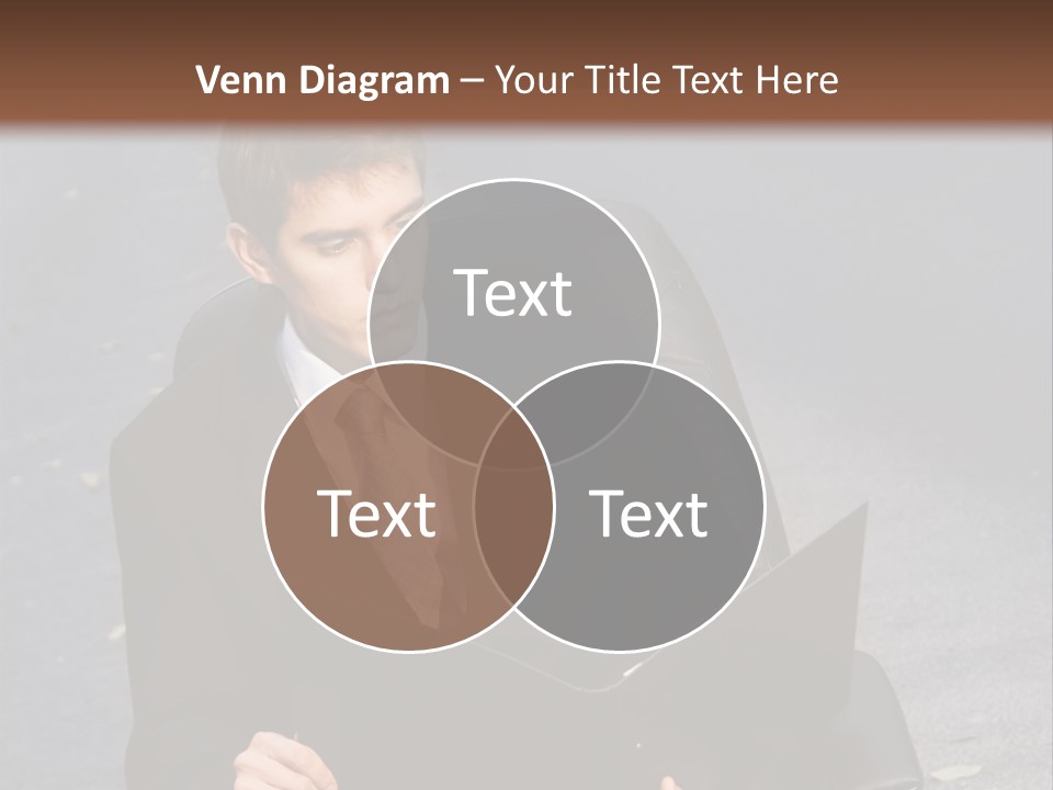 Road Portrait Abstract PowerPoint Template