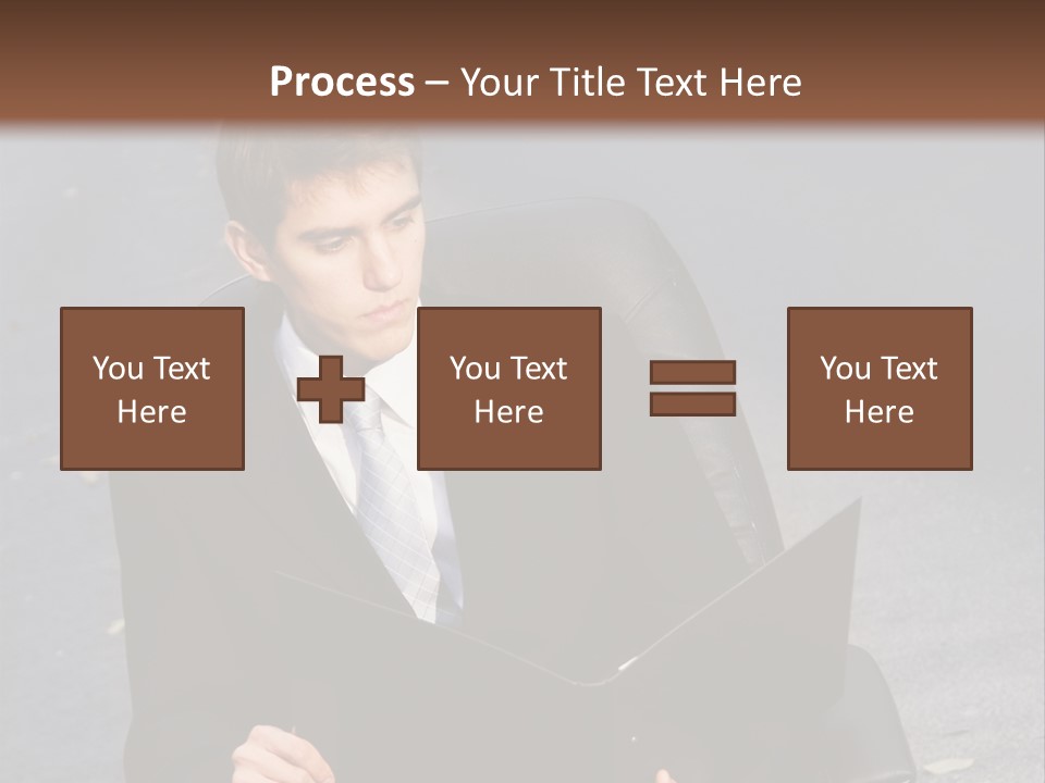 Road Portrait Abstract PowerPoint Template