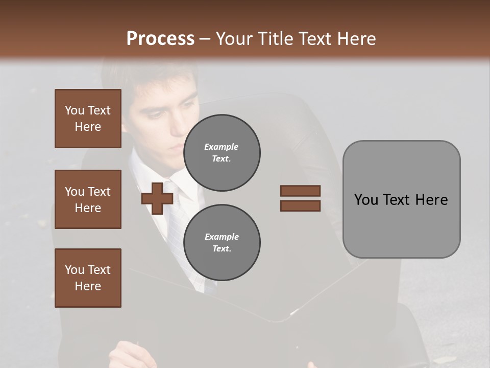 Road Portrait Abstract PowerPoint Template
