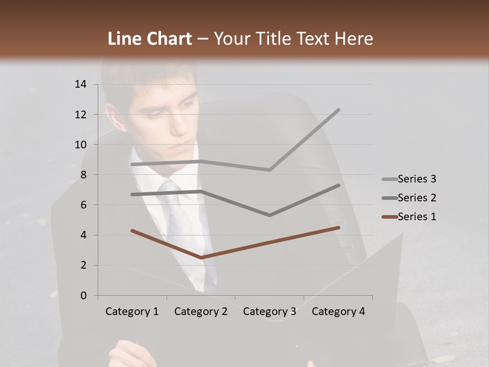 Road Portrait Abstract PowerPoint Template