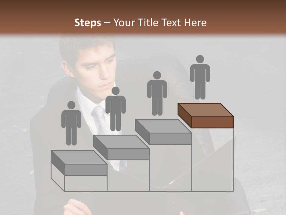 Road Portrait Abstract PowerPoint Template