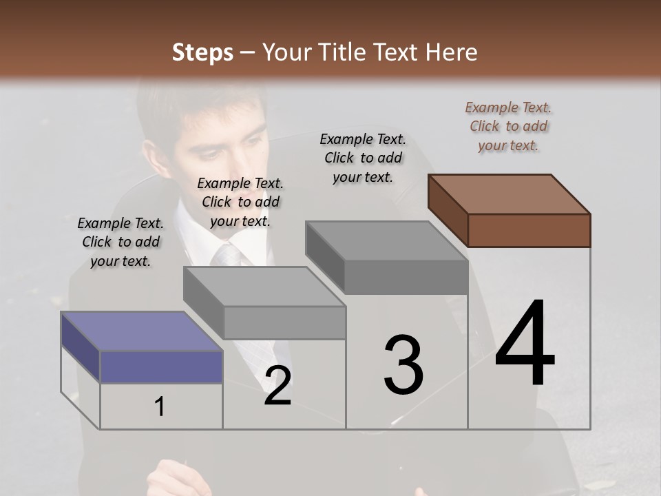 Road Portrait Abstract PowerPoint Template