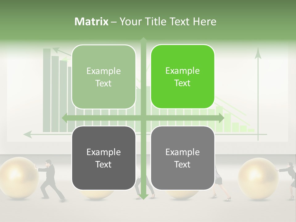 Finance Businesswoman Chinese PowerPoint Template