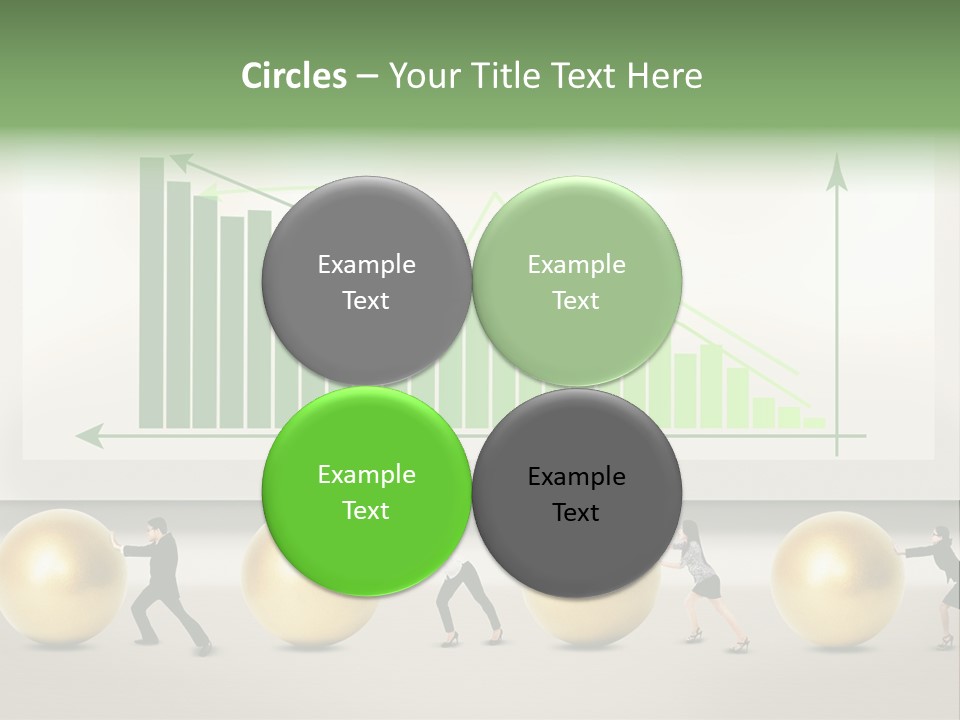 Finance Businesswoman Chinese PowerPoint Template