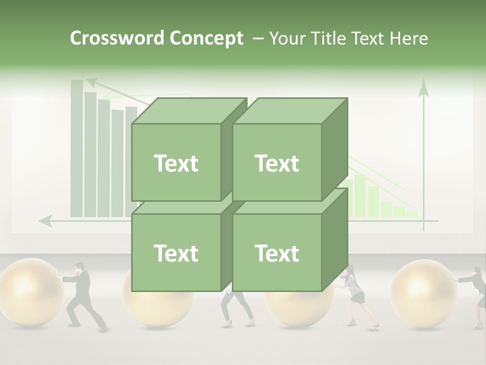 Finance Businesswoman Chinese PowerPoint Template