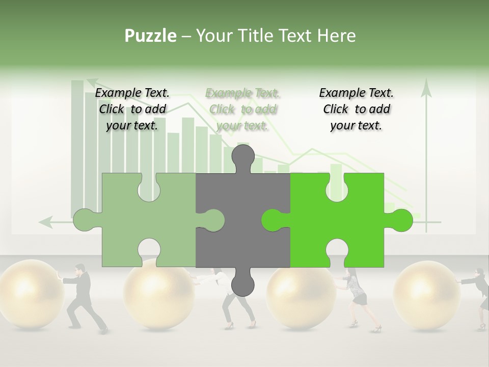 Finance Businesswoman Chinese PowerPoint Template