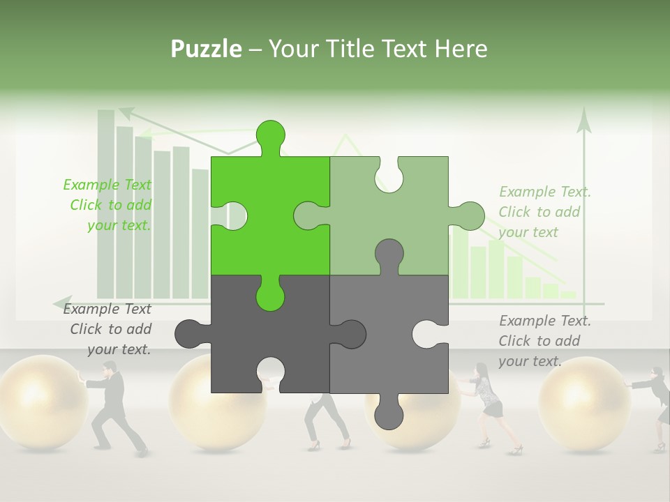 Finance Businesswoman Chinese PowerPoint Template