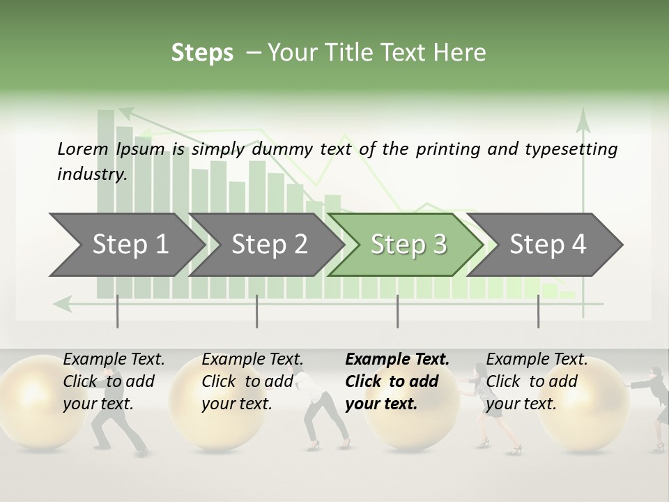 Finance Businesswoman Chinese PowerPoint Template