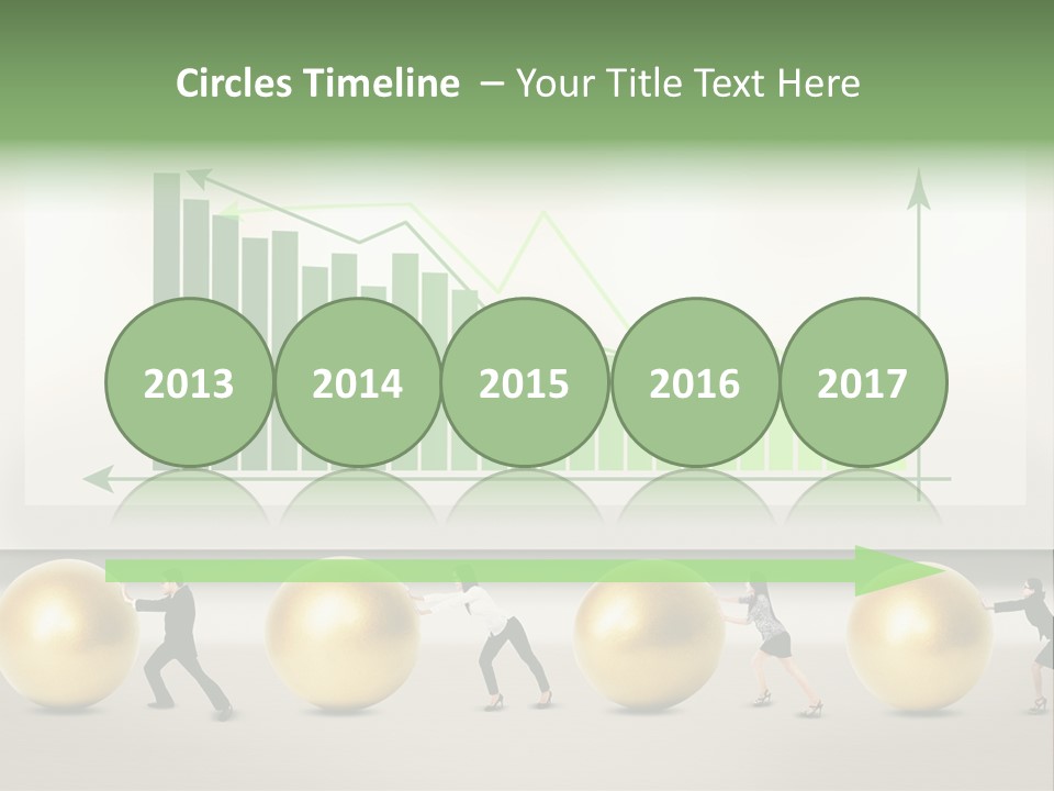 Finance Businesswoman Chinese PowerPoint Template