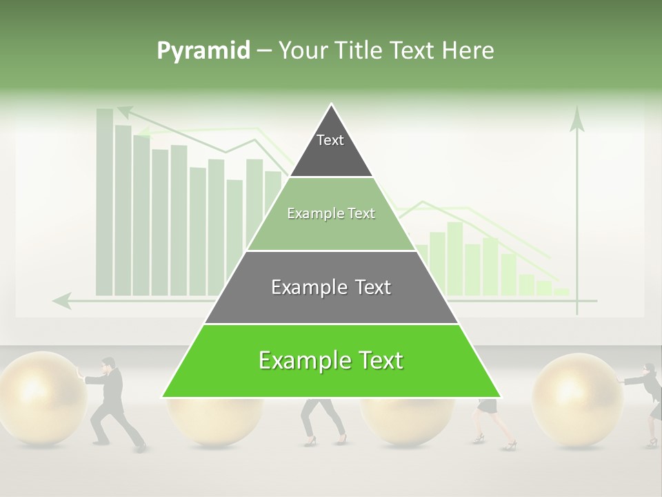 Finance Businesswoman Chinese PowerPoint Template