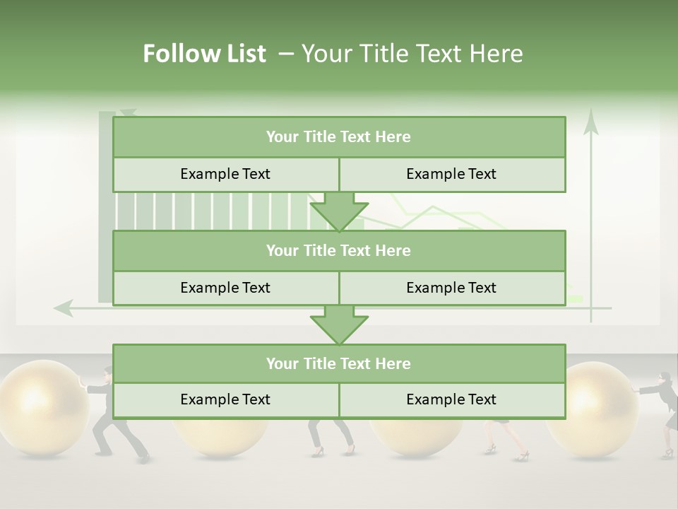 Finance Businesswoman Chinese PowerPoint Template
