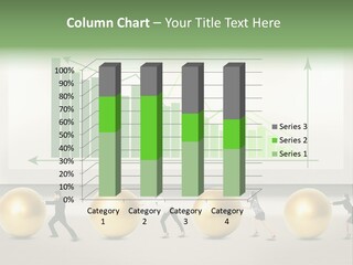 Finance Businesswoman Chinese PowerPoint Template