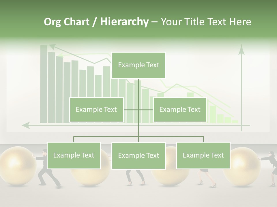 Finance Businesswoman Chinese PowerPoint Template