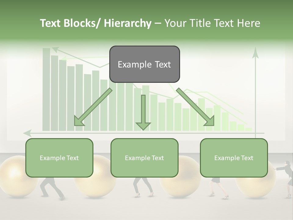 Finance Businesswoman Chinese PowerPoint Template