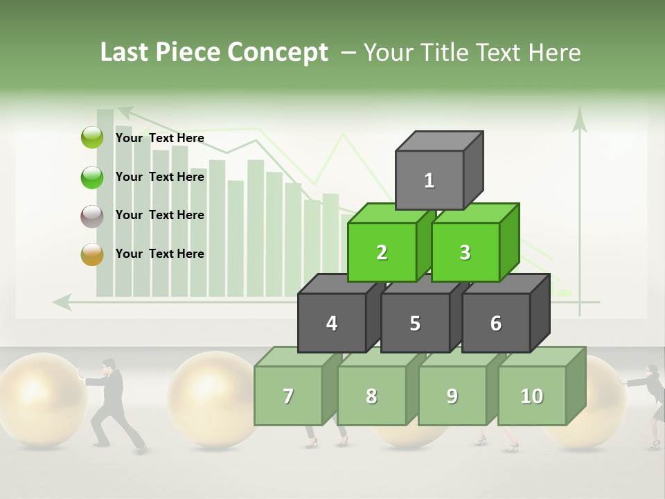 Finance Businesswoman Chinese PowerPoint Template