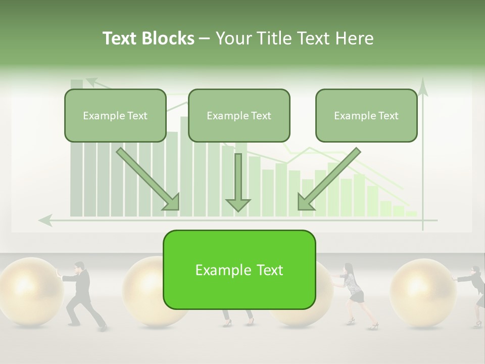 Finance Businesswoman Chinese PowerPoint Template