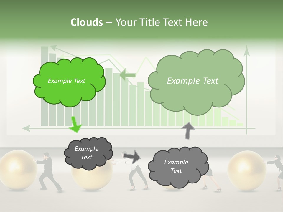 Finance Businesswoman Chinese PowerPoint Template
