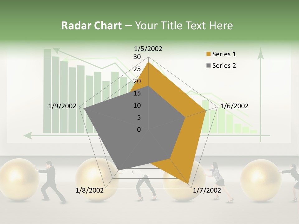 Finance Businesswoman Chinese PowerPoint Template