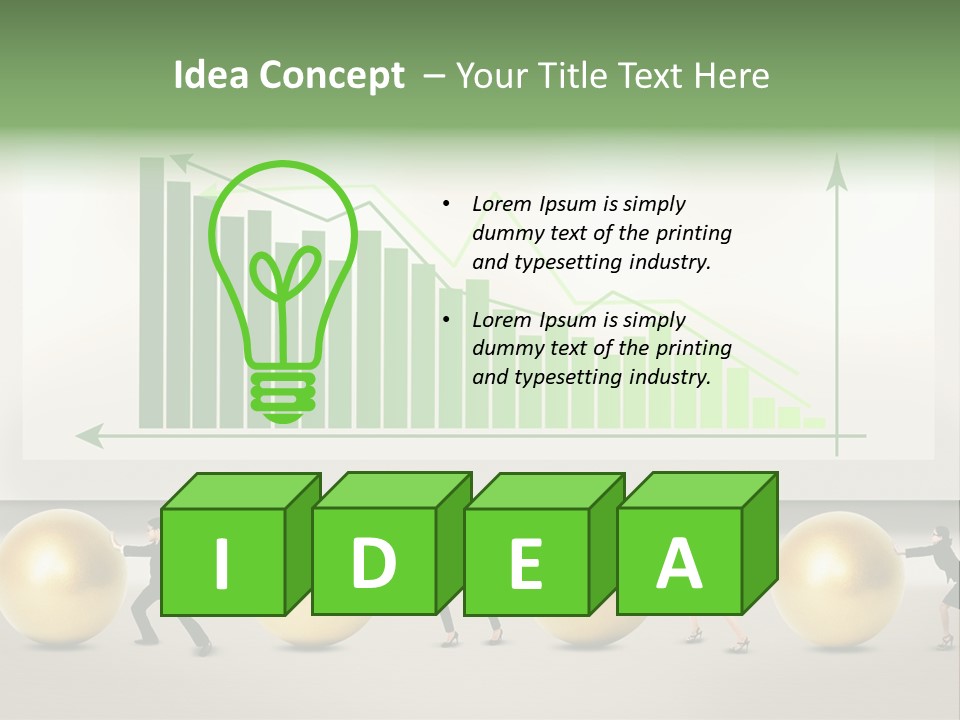 Finance Businesswoman Chinese PowerPoint Template