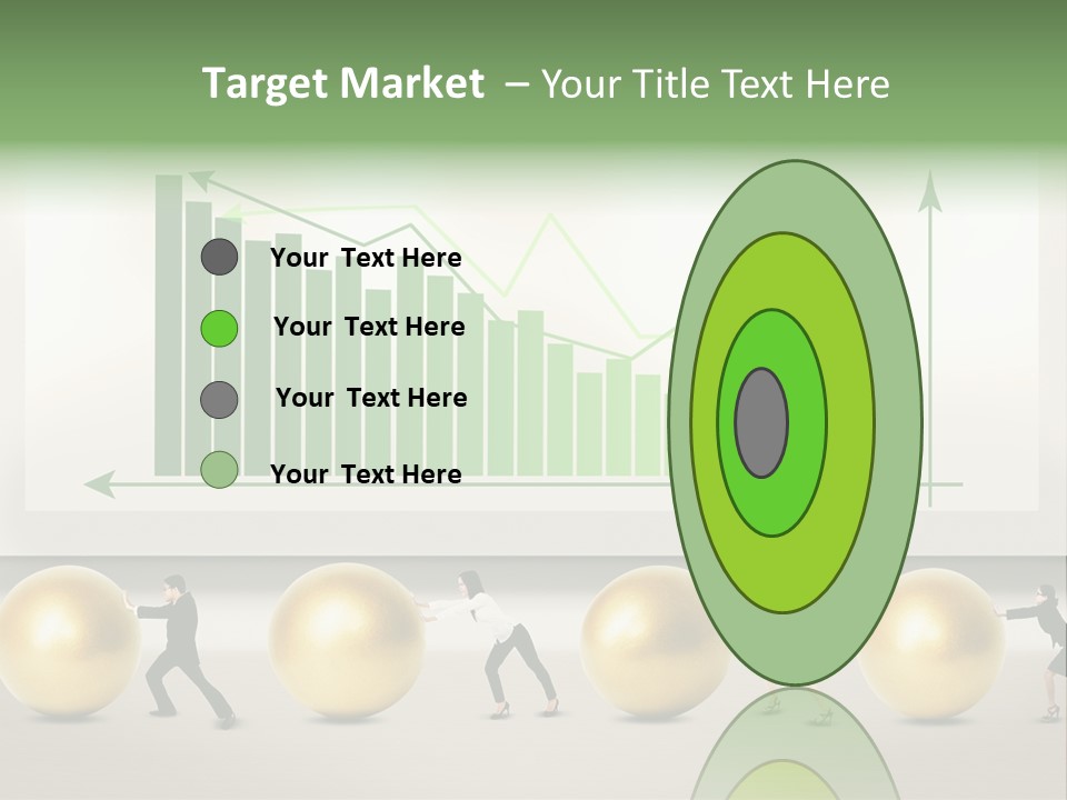 Finance Businesswoman Chinese PowerPoint Template