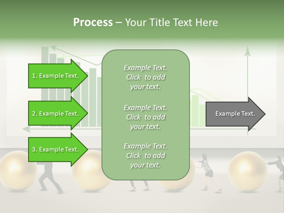 Finance Businesswoman Chinese PowerPoint Template