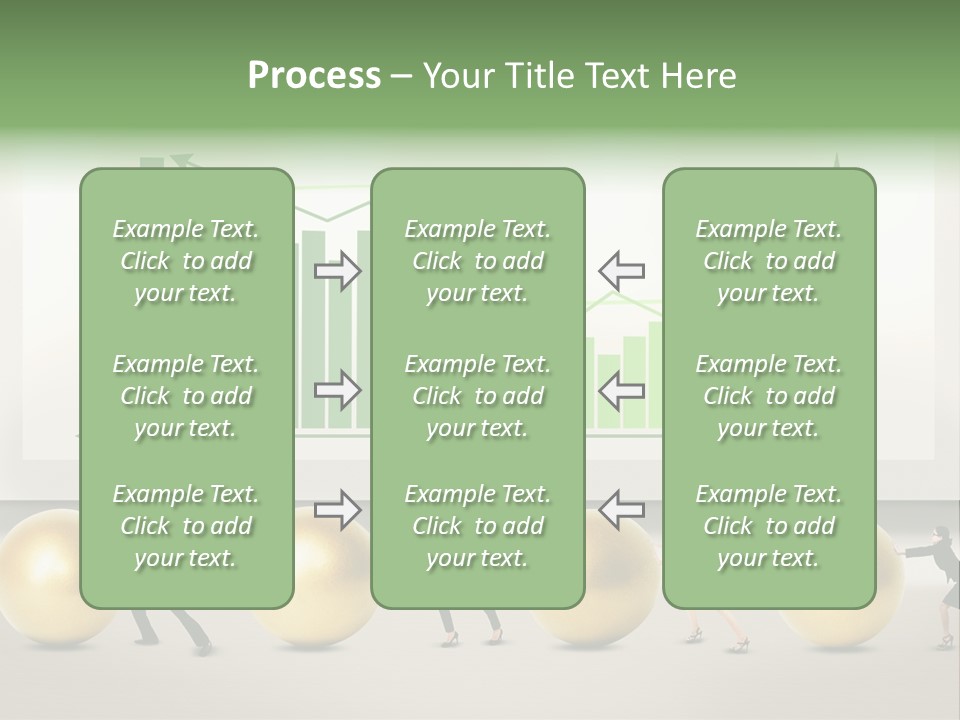 Finance Businesswoman Chinese PowerPoint Template
