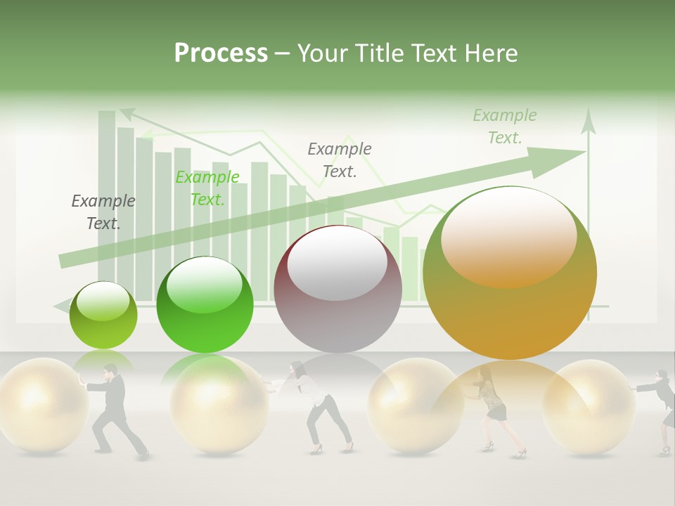 Finance Businesswoman Chinese PowerPoint Template