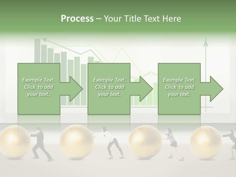 Finance Businesswoman Chinese PowerPoint Template