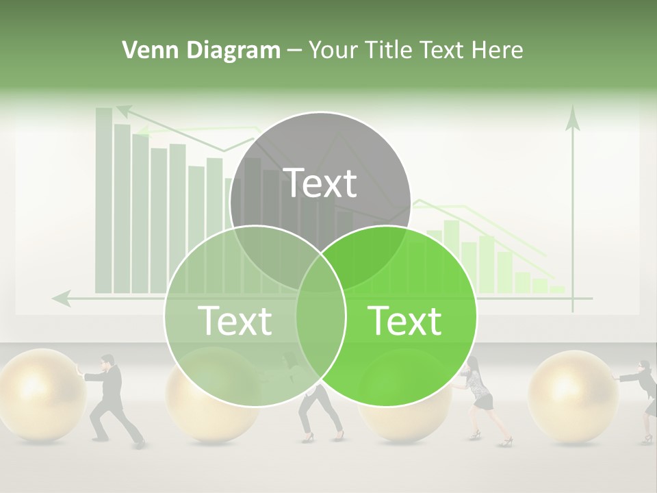 Finance Businesswoman Chinese PowerPoint Template