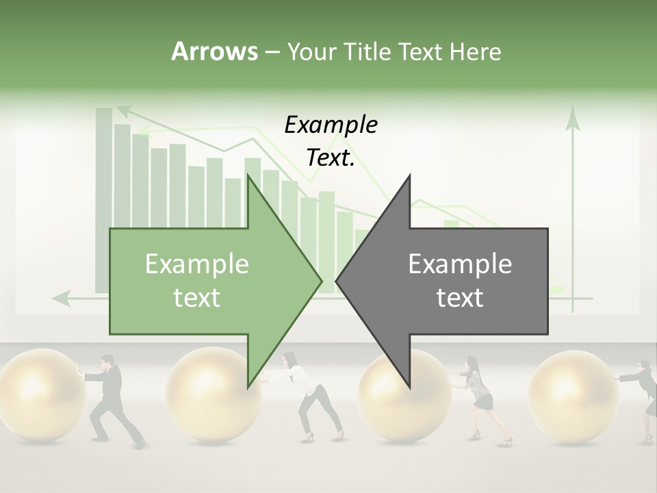 Finance Businesswoman Chinese PowerPoint Template