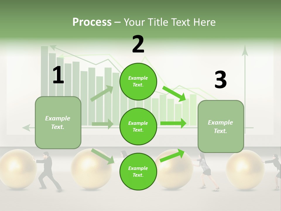 Finance Businesswoman Chinese PowerPoint Template