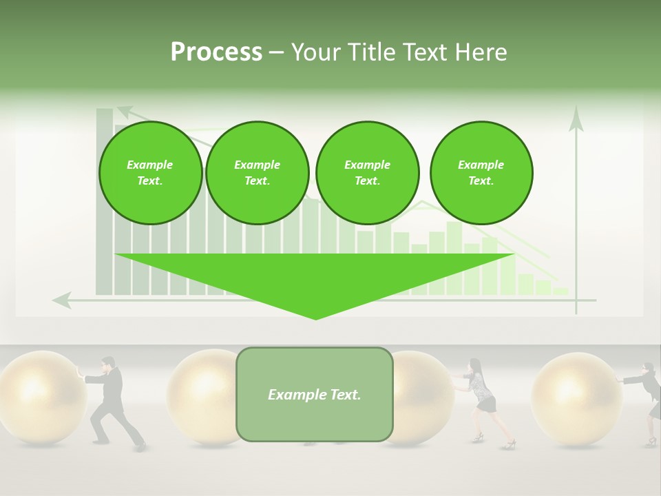 Finance Businesswoman Chinese PowerPoint Template