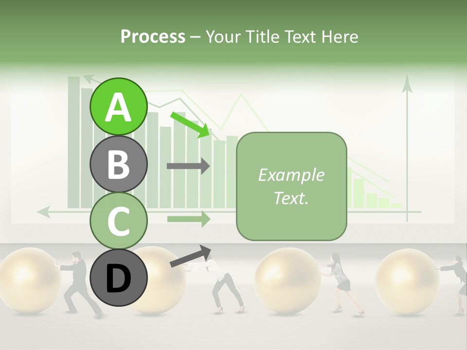 Finance Businesswoman Chinese PowerPoint Template