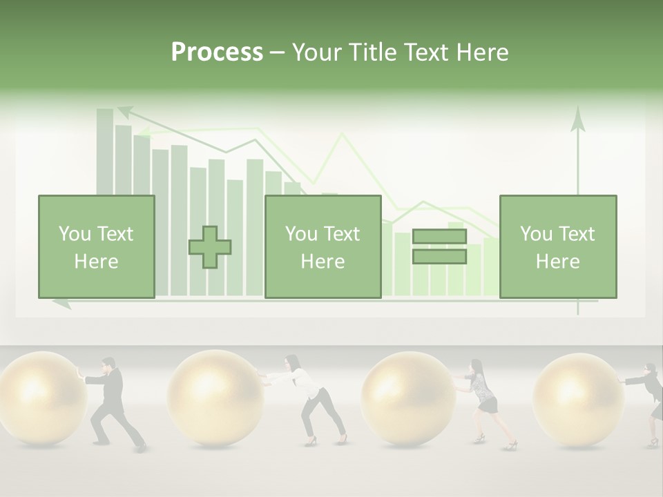 Finance Businesswoman Chinese PowerPoint Template