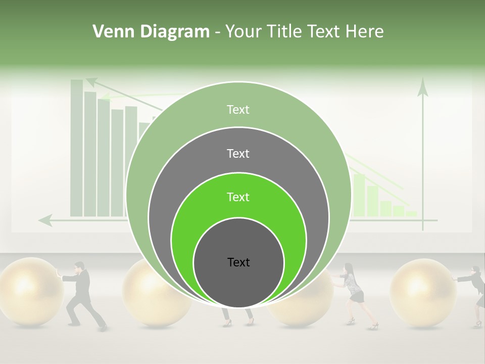 Finance Businesswoman Chinese PowerPoint Template