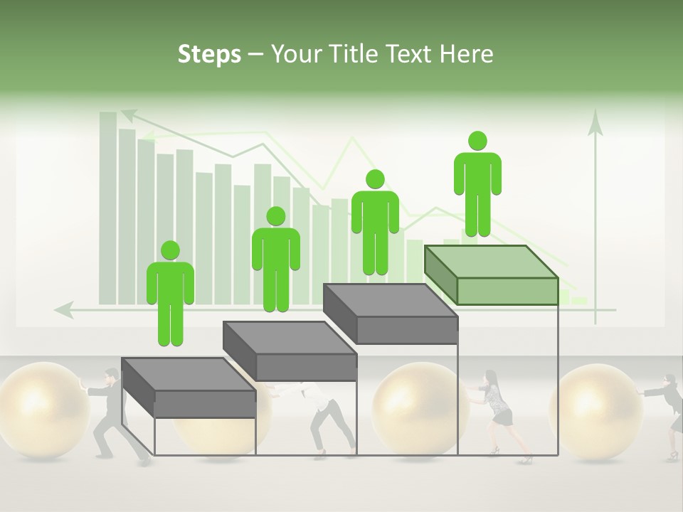 Finance Businesswoman Chinese PowerPoint Template