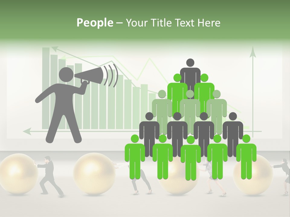 Finance Businesswoman Chinese PowerPoint Template