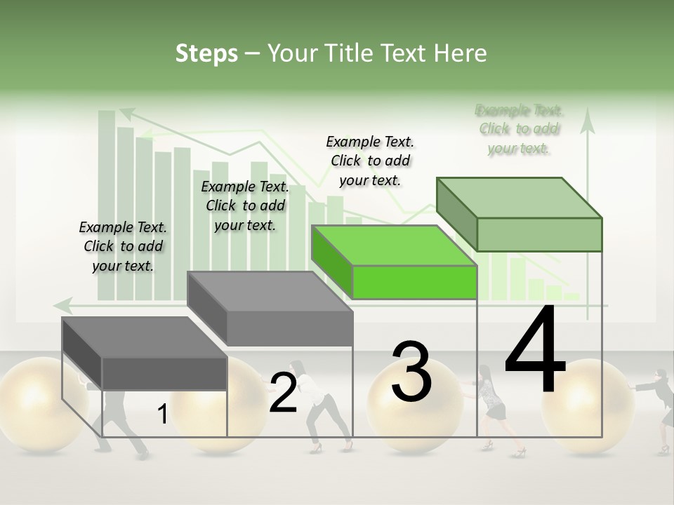Finance Businesswoman Chinese PowerPoint Template