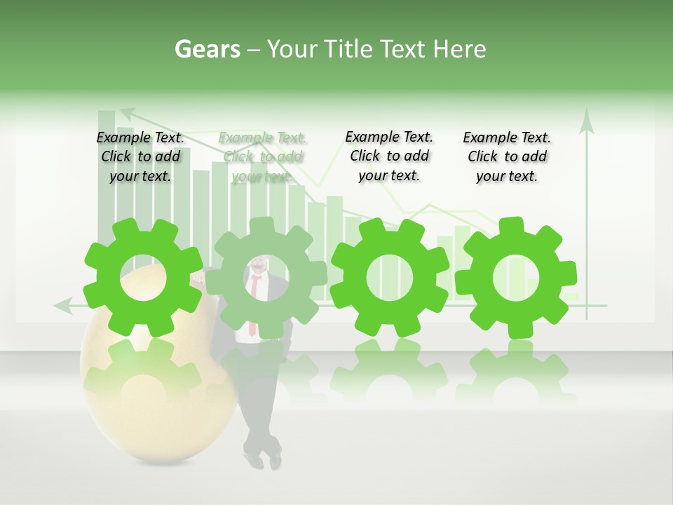 Business Billboard Gold PowerPoint Template