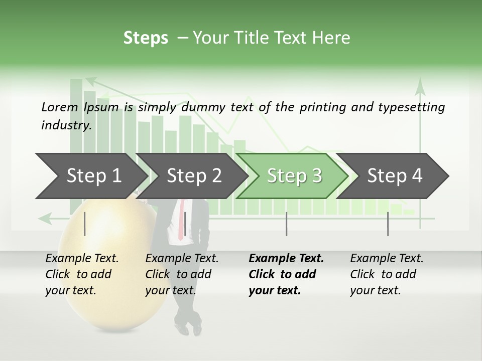 Business Billboard Gold PowerPoint Template