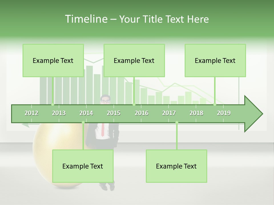 Business Billboard Gold PowerPoint Template