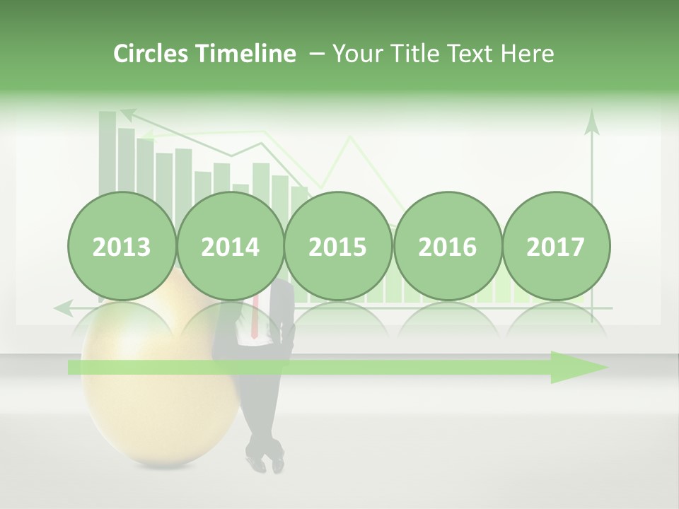 Business Billboard Gold PowerPoint Template