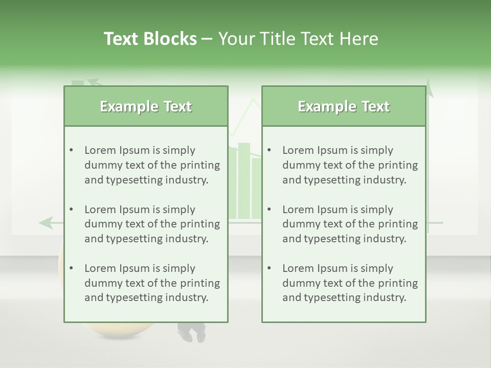 Business Billboard Gold PowerPoint Template
