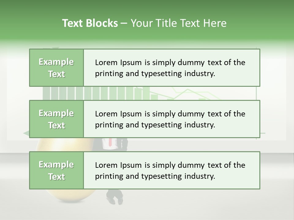 Business Billboard Gold PowerPoint Template